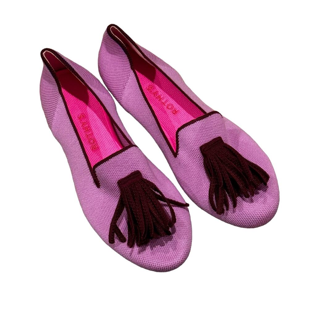 Rothy's Limited Edition The Merino Wool Tassel Slip On Loafer Size 9 NWOB - Picture 5 of 10